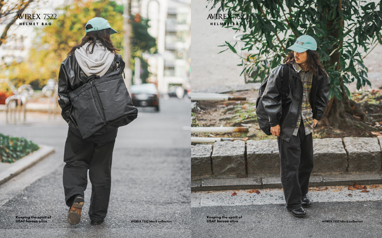 3 STYLE with AVIREX7522 “HELMET BAG