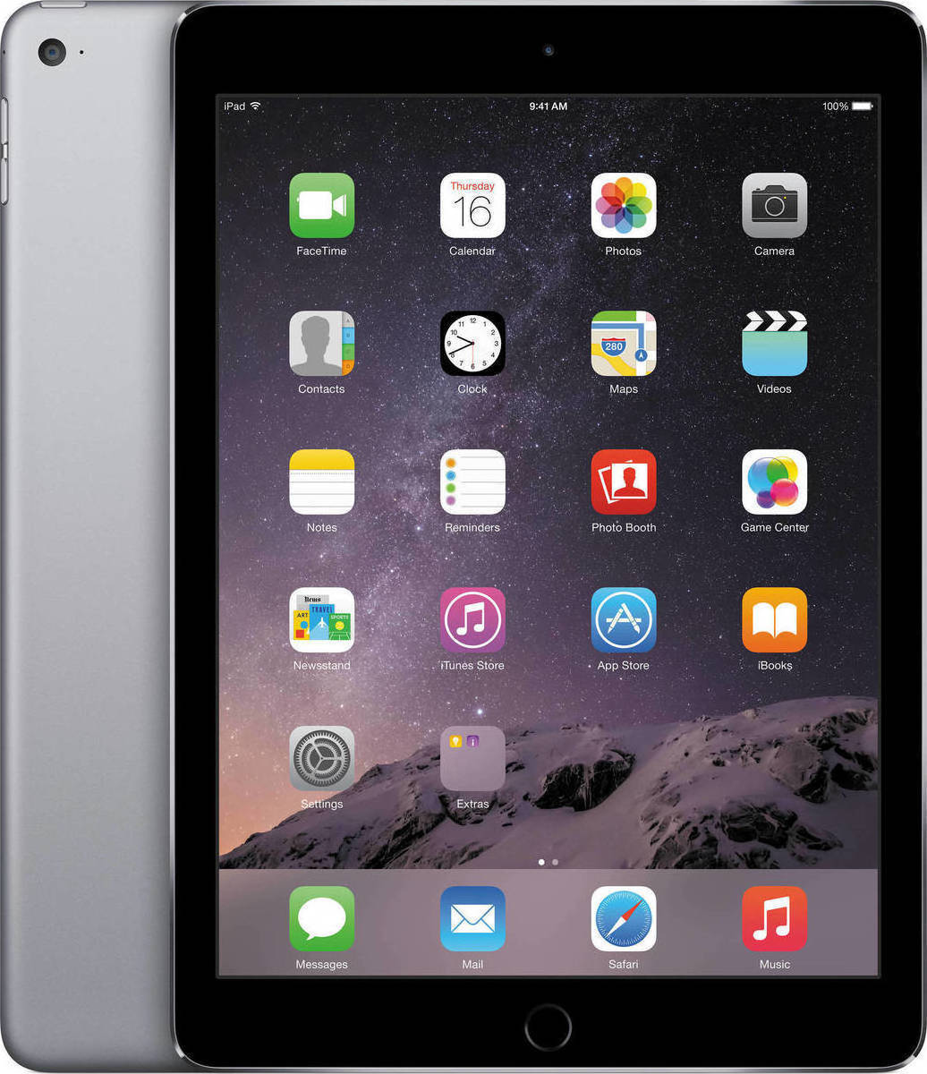 Apple iPad Air 2 128GB Wi-Fi A1566 MGTX2LL/A Space Gray – Coretek