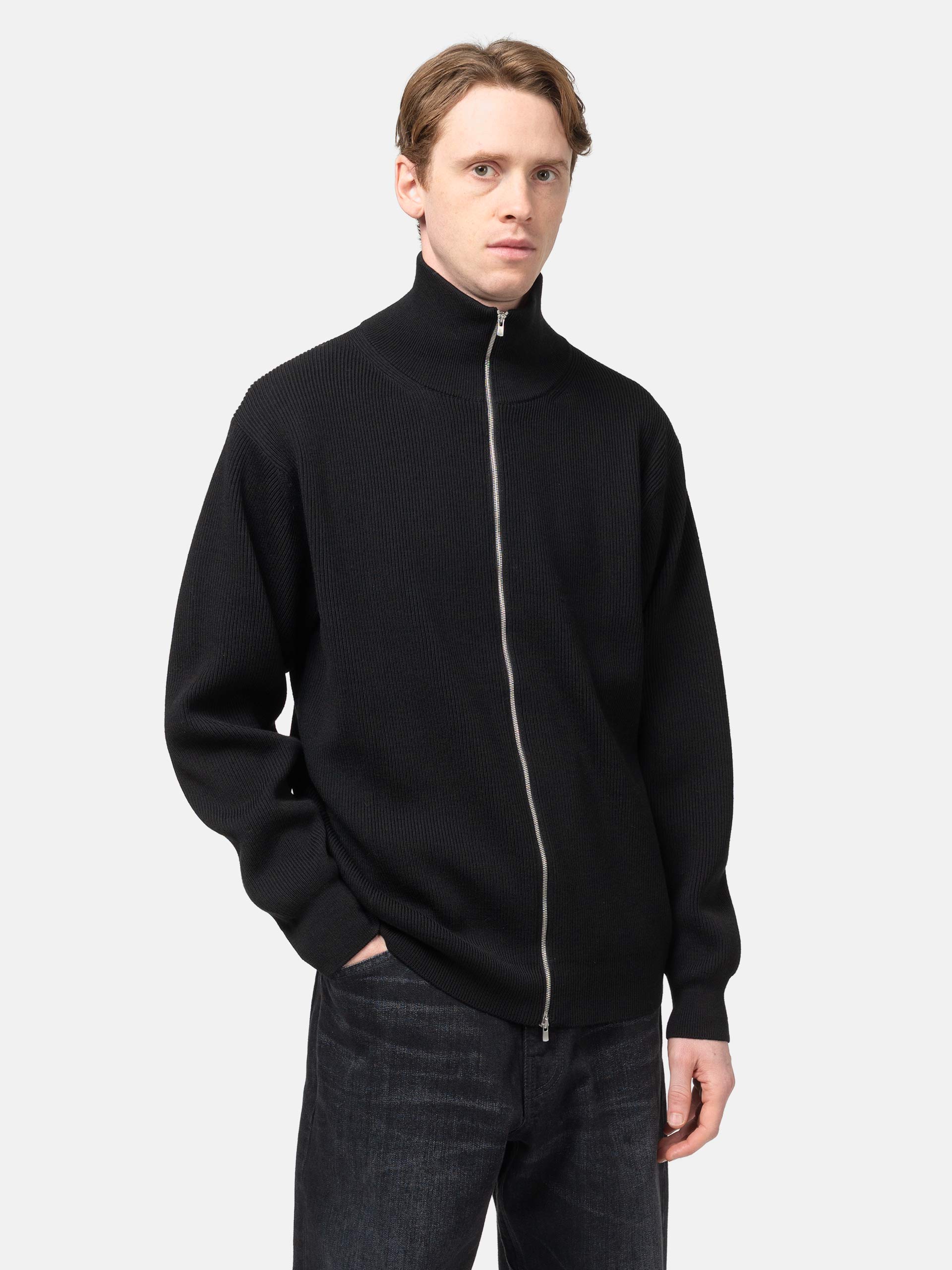 Super High Twist Wool Drivers Knit Black | HAVEN