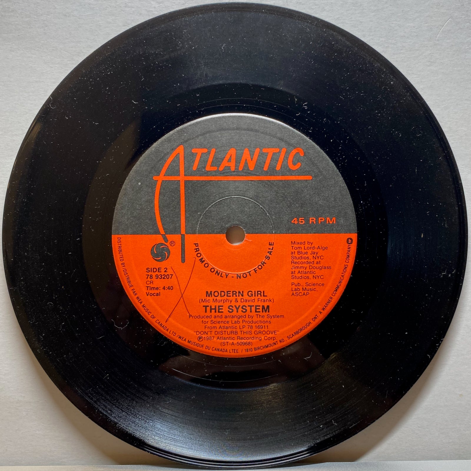 System, The / Don't Disturb This Groove | VINYL7 RECORDS