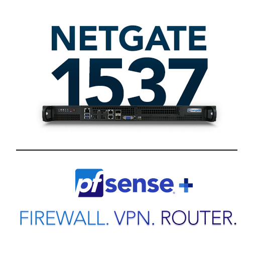 Netgate 1537 RAID pfSense+ Security Gateway
