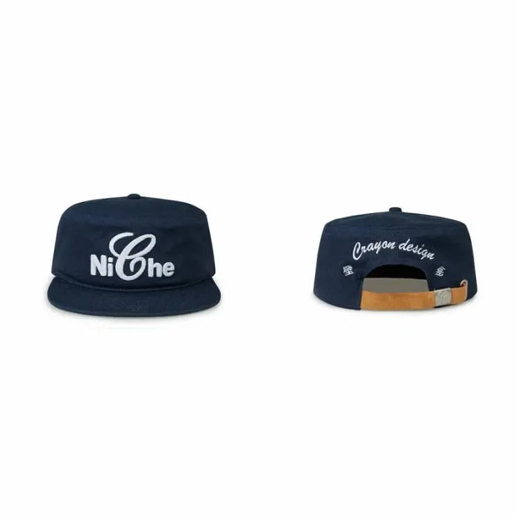 6cRAyon x Niche ピルボックス帽キャップ（ネイビー） - ZIPPER | 60