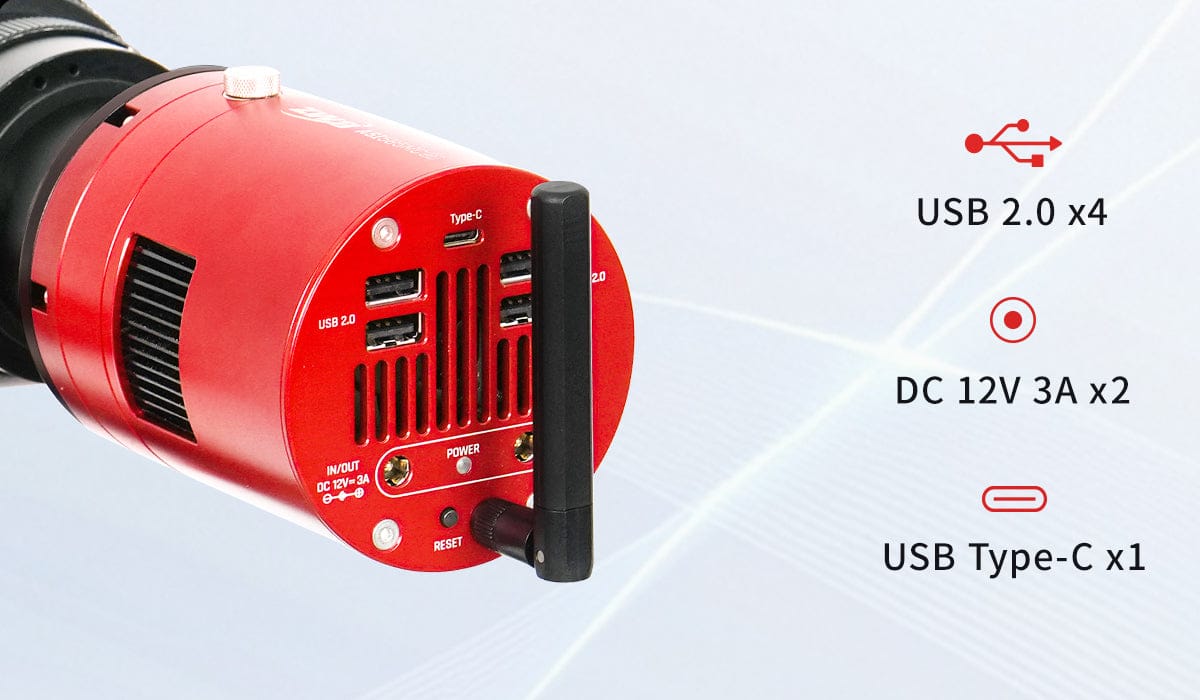 ZWO ASI585MC-Air Wireless Smart Camera and Guider - ZWO ASI585MC-AIR