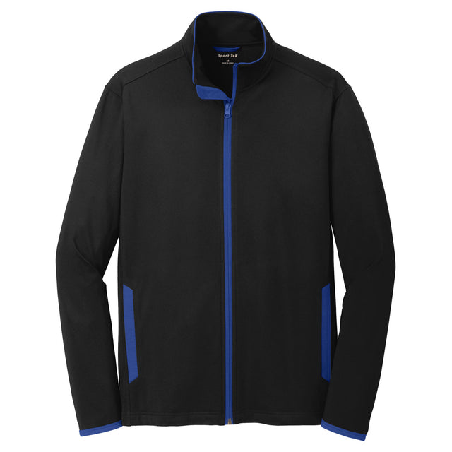 Sport-Tek Women's Peacock Blue Sport-Wick Stretch Full-Zip Jacket