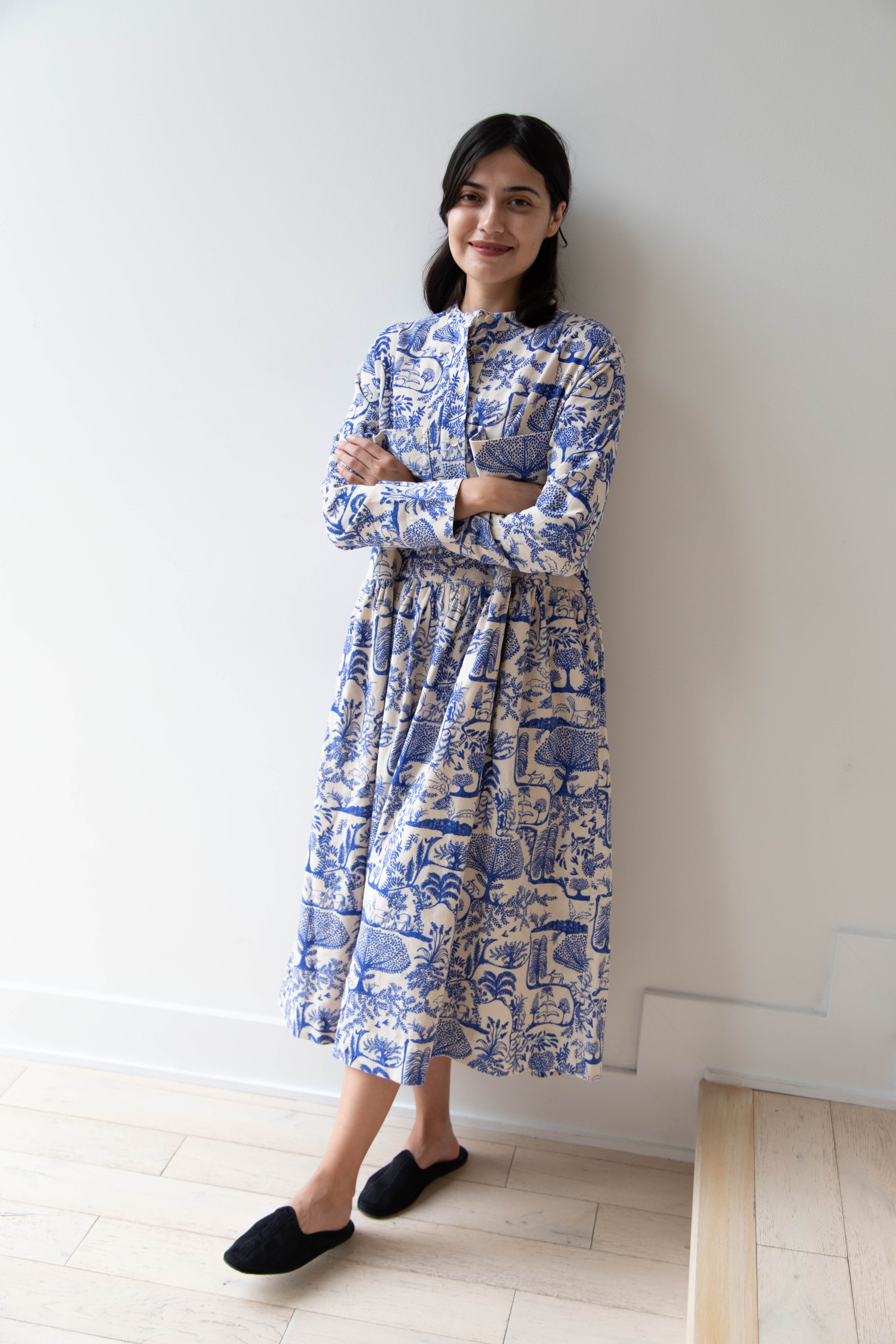 rennes — Bobo Choses | Wonderland Printed Corduroy Dress