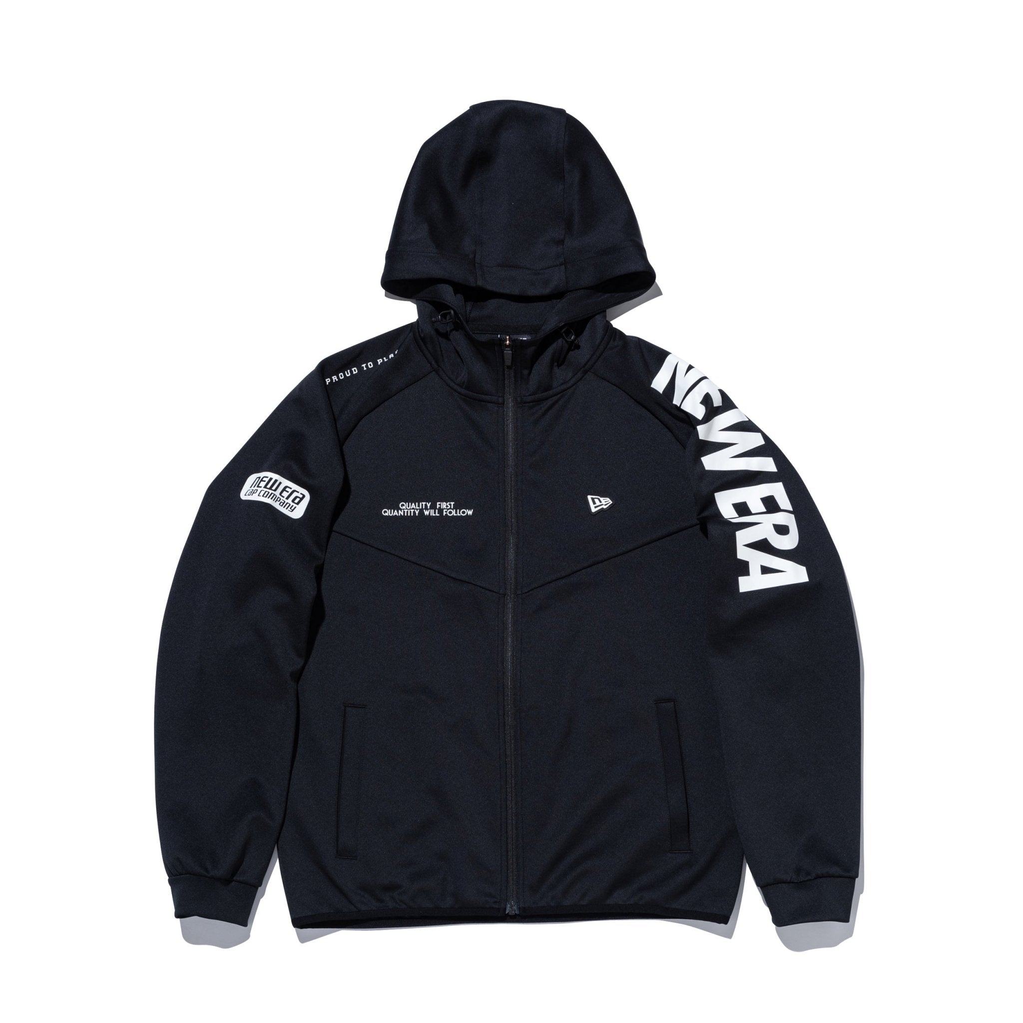 シェルジャケット フラッグロゴ ブラック | パフォーマンスアパレル