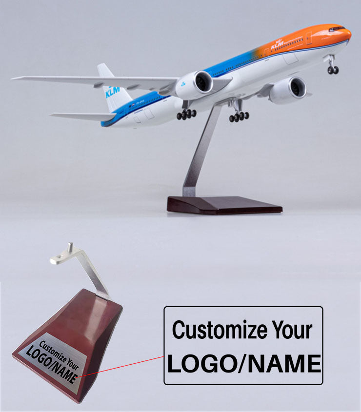 KLM Royal Dutch Airlines Boeing 777 Airplane Model (1/157 Scale