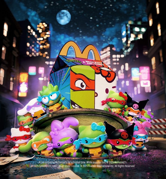 McDonald's Singapore Launches TMNT x Hello Kitty Happy Meal Toys