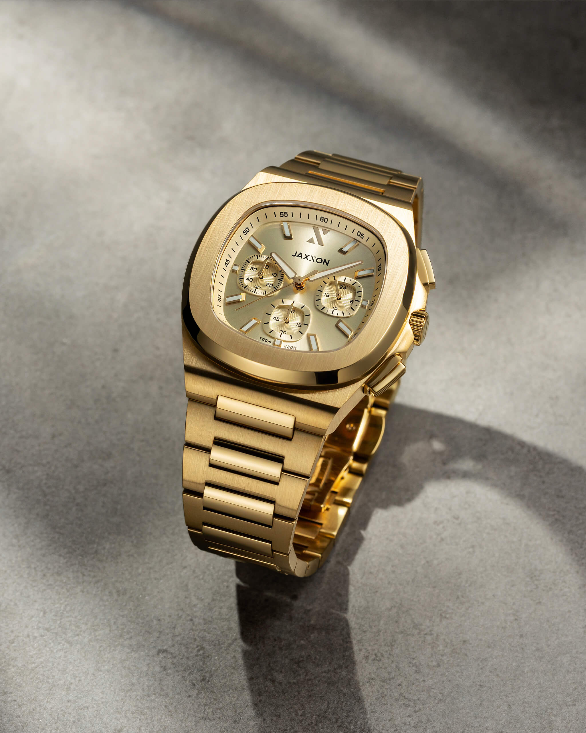 JX1 Chronograph Watch - Gold - JAXXON