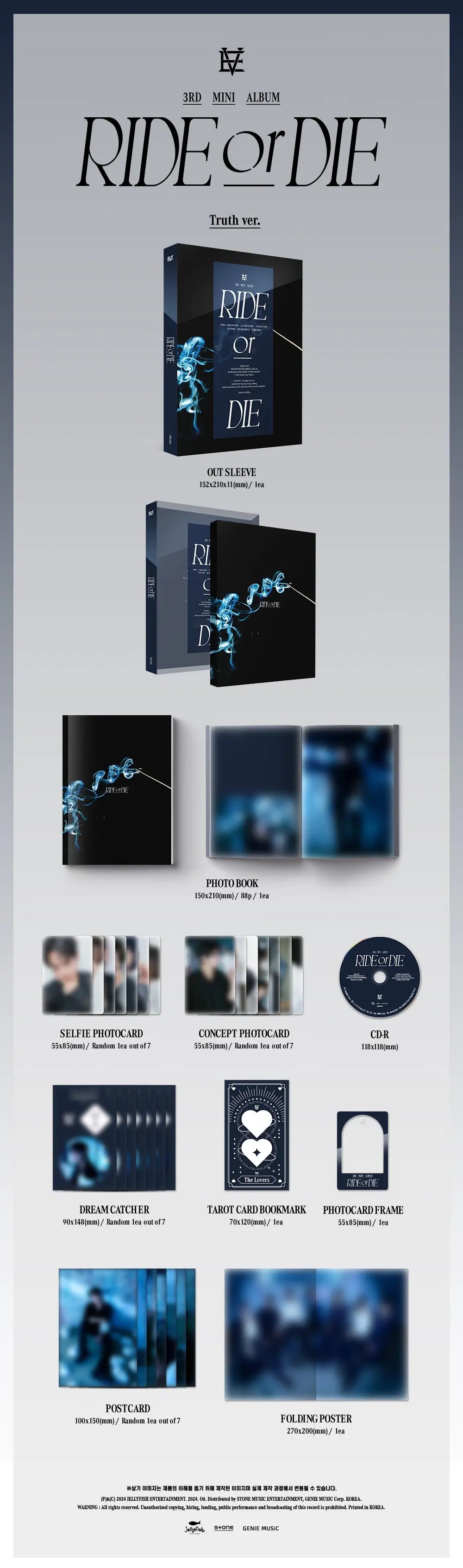 EVNNE 3rd Mini Album - RIDE or DIE – Choice Music LA