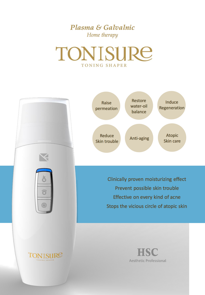 Tonisure Plasma & Galvanic 2 in 1 portable skin care device