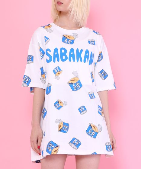 フード総柄Tシャツ（GYOZA SABAKAN）[商品：PN19AW-104R] - PUNYUS