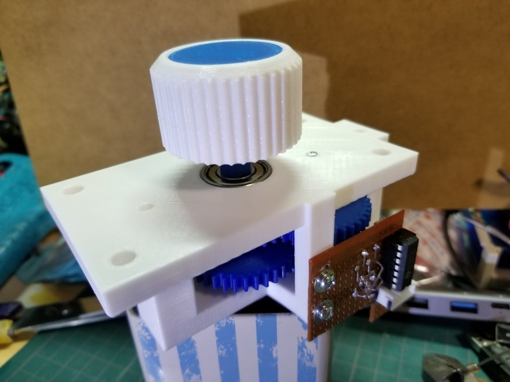 Thingiverse - Arkanoid Paddle (spinner) controller Rotary encoder