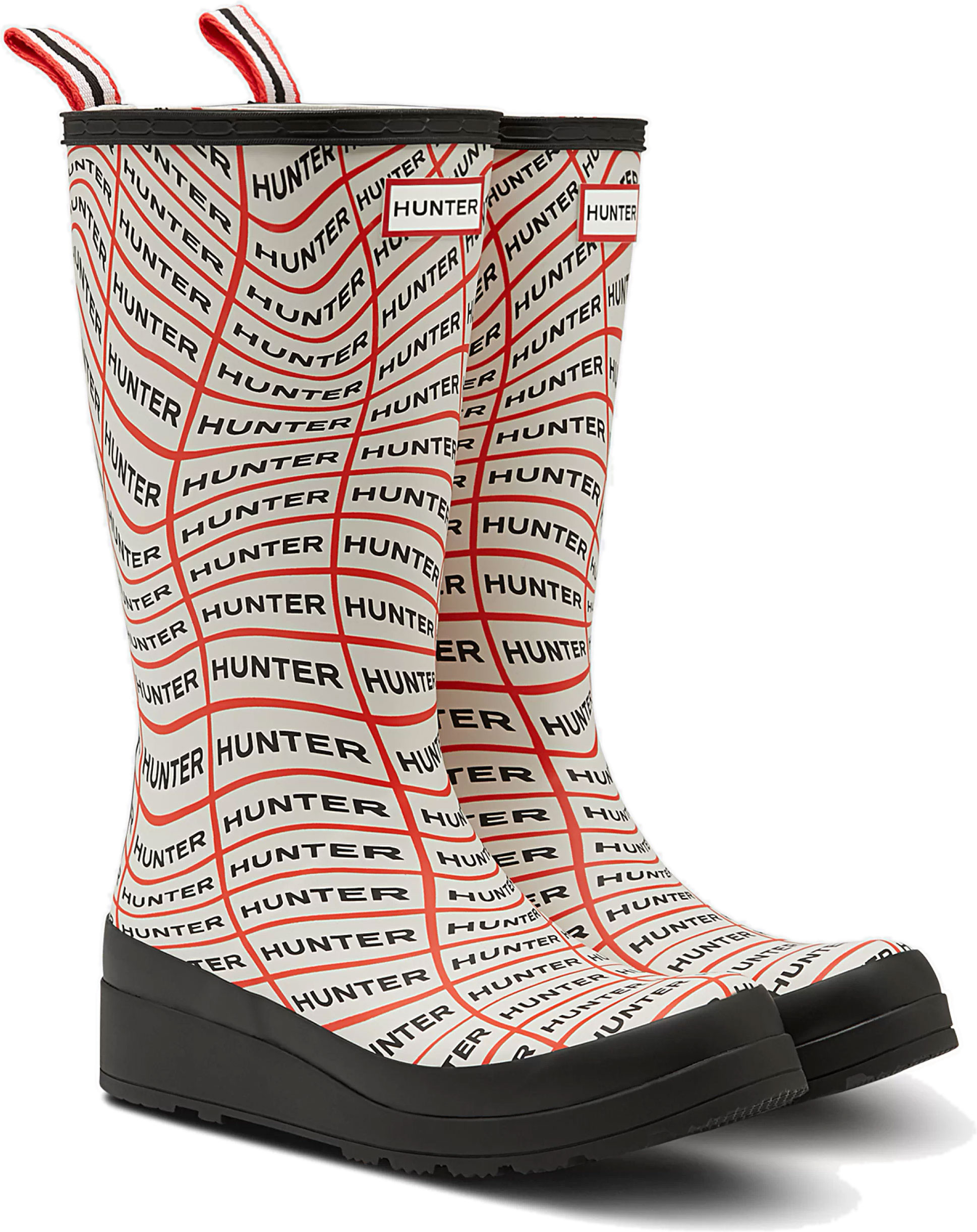 Hunter Women's Original Play Sonic Logo Tall Rain Boot - FREE