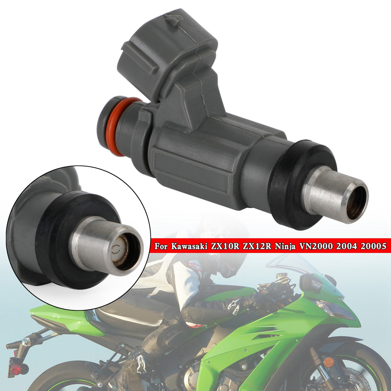 Fuel Injector 49033-0003 OEM For 2004 20005 Kawasaki ZX10R ZX12R