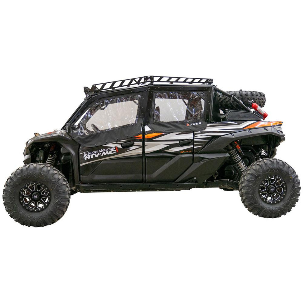 Kawasaki Teryx KRX4 Zipperless Upper Door Kit by Tusk - 2005020018-EKO