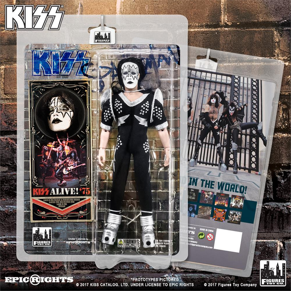 KISS 8 Inch Action Figures Alive Re-Issue Series