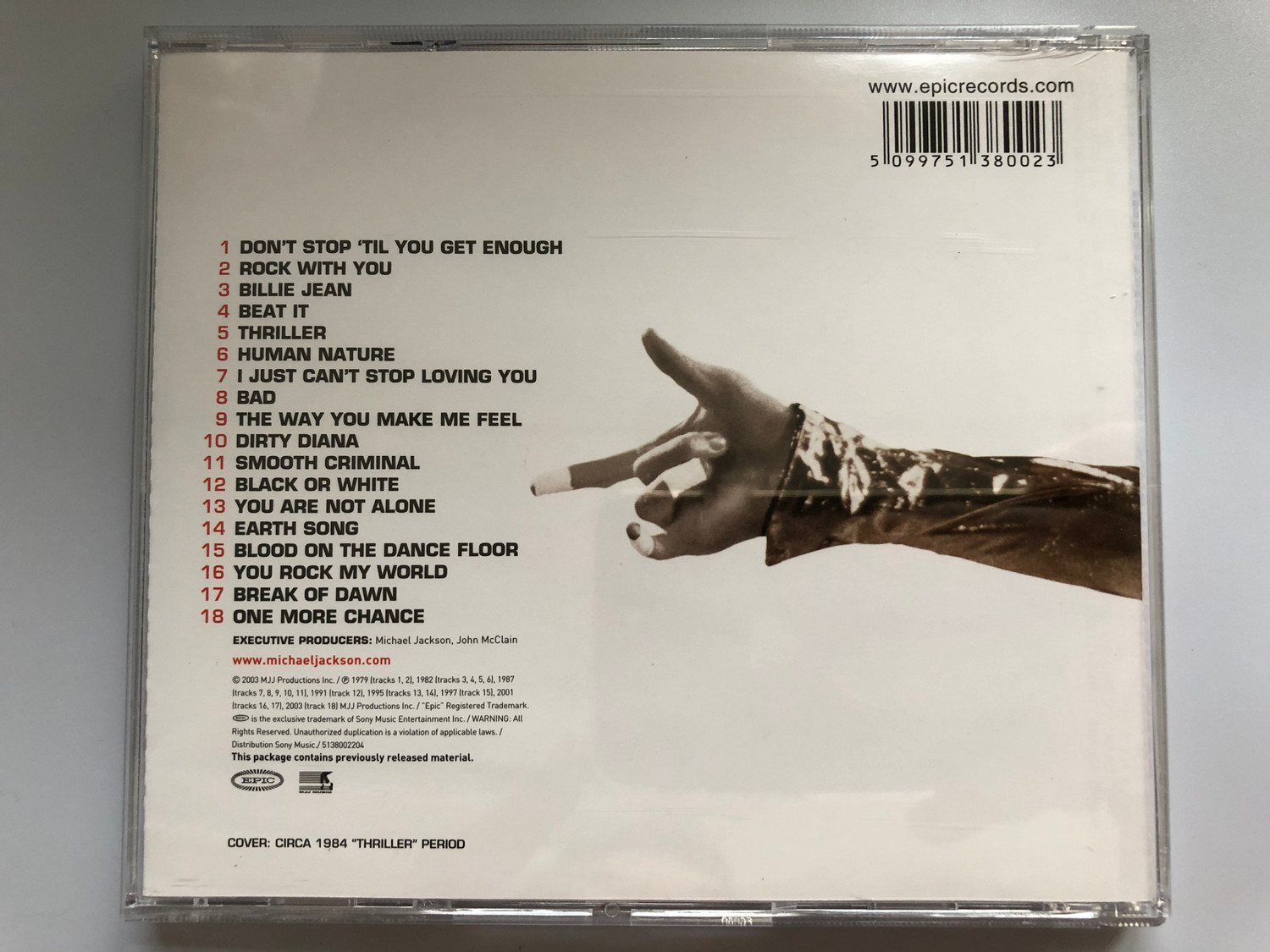 Michael Jackson ‎– Number Ones / Epic ‎Audio CD - Bible in My Language