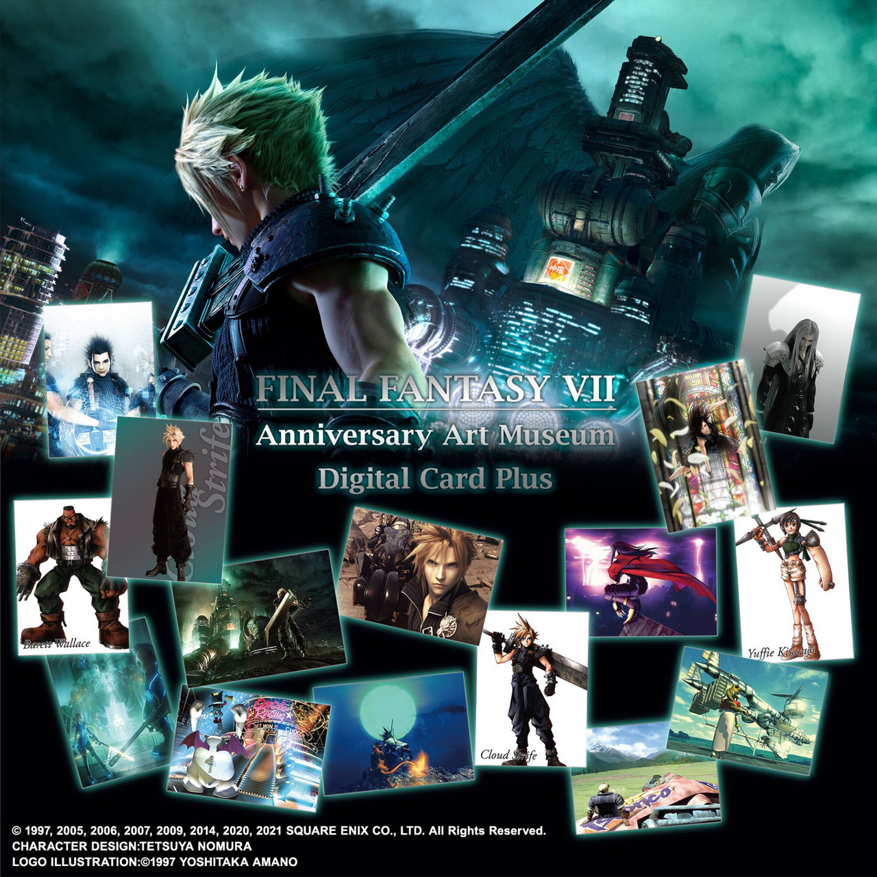 FINAL FANTASY VII ANNIVERSARY ART MUSEUM DIGITAL CARD PLUS