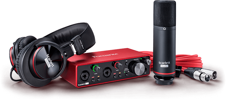 Focusrite Scarlett 2i2 Studio 3rd Gen Complete Recording Bundle