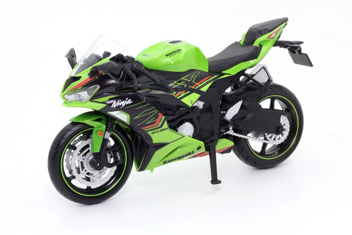 1/12 2023 Kawasaki Ninja ZX-6R Green Diecast Finished Model