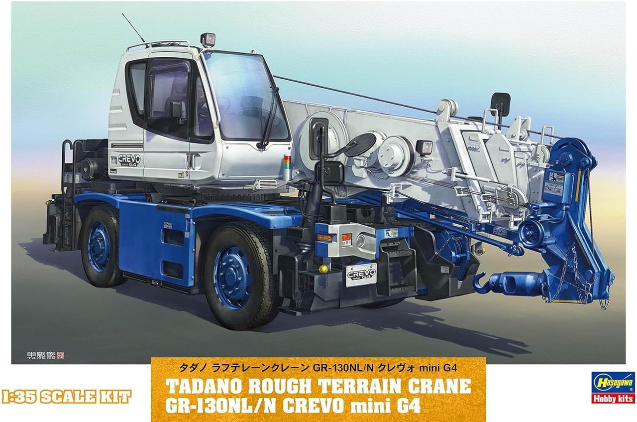 1/35 Tadano Rough Terrain Crane GR-130NL / N Crevo mini G4 Plastic