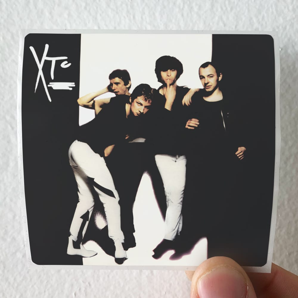 XTC White Music 1 Album Cover Sticker