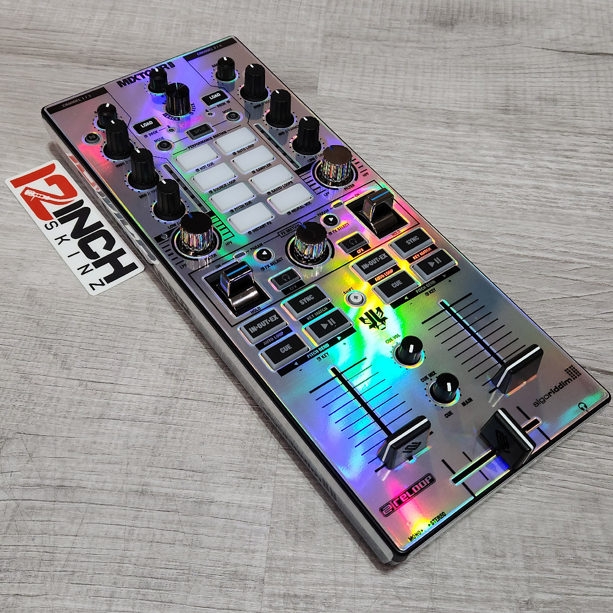 Reloop Mixtour Pro (Laidback Luke) Skinz - Holographic - 12inchSkinz