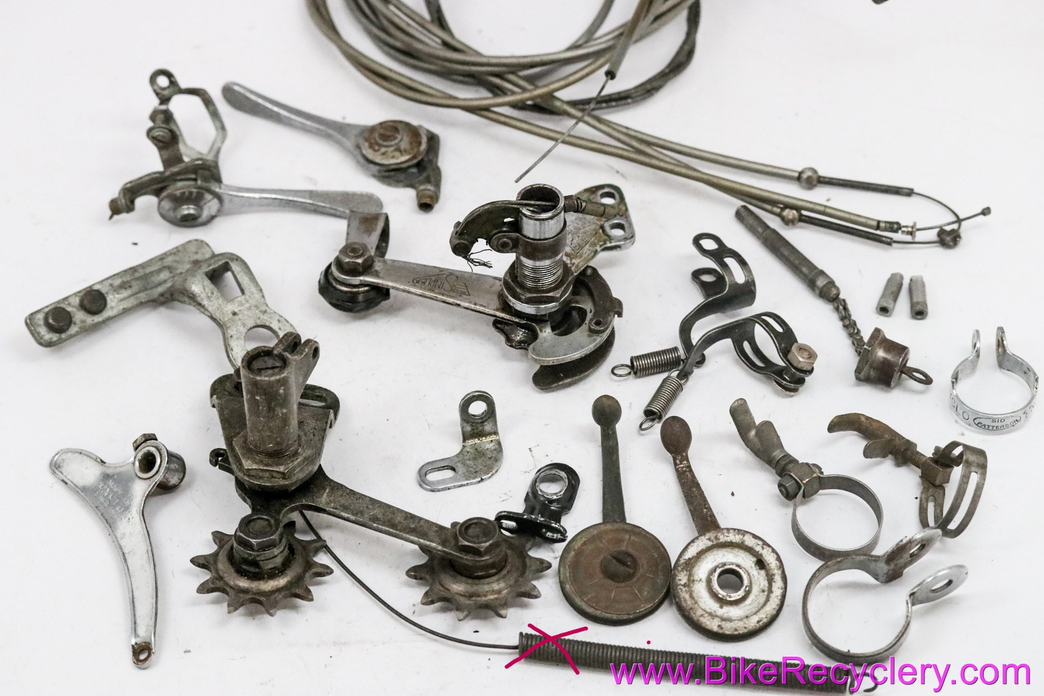 1920's 1930's 1940's 1950's Derailleur & Shifter Parts LOT: Le