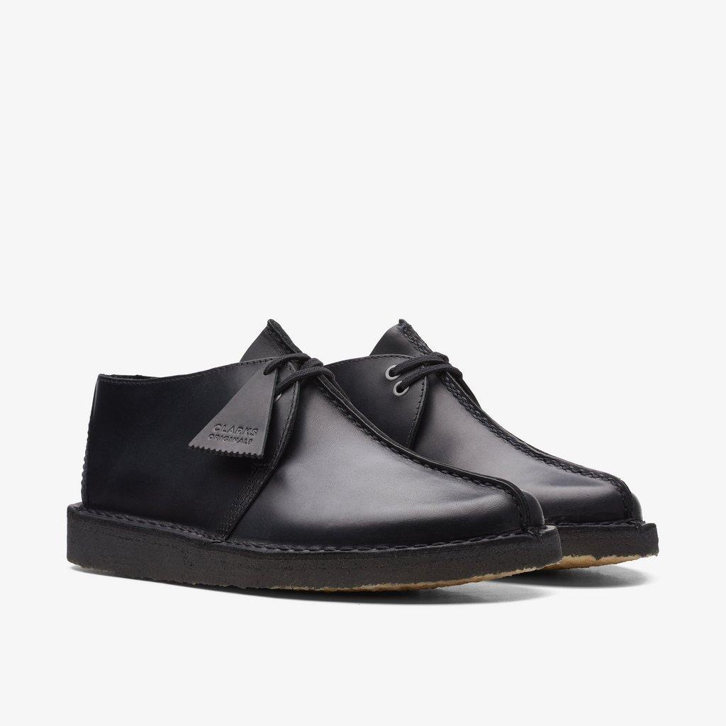 Clarks- Desert Trek | Blk. Leather - GQ Gentlemen's Quarters