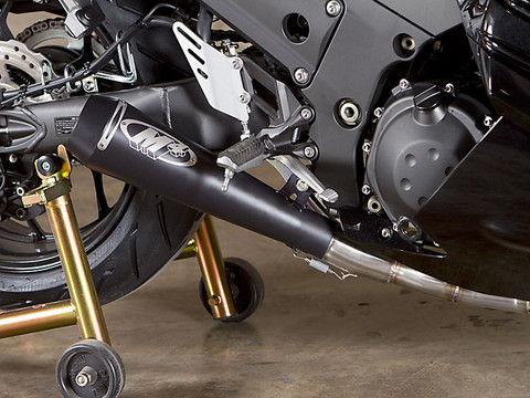 M4 Ka9442 Full Exhaust System Single Drag Gp Style Black Ceramic