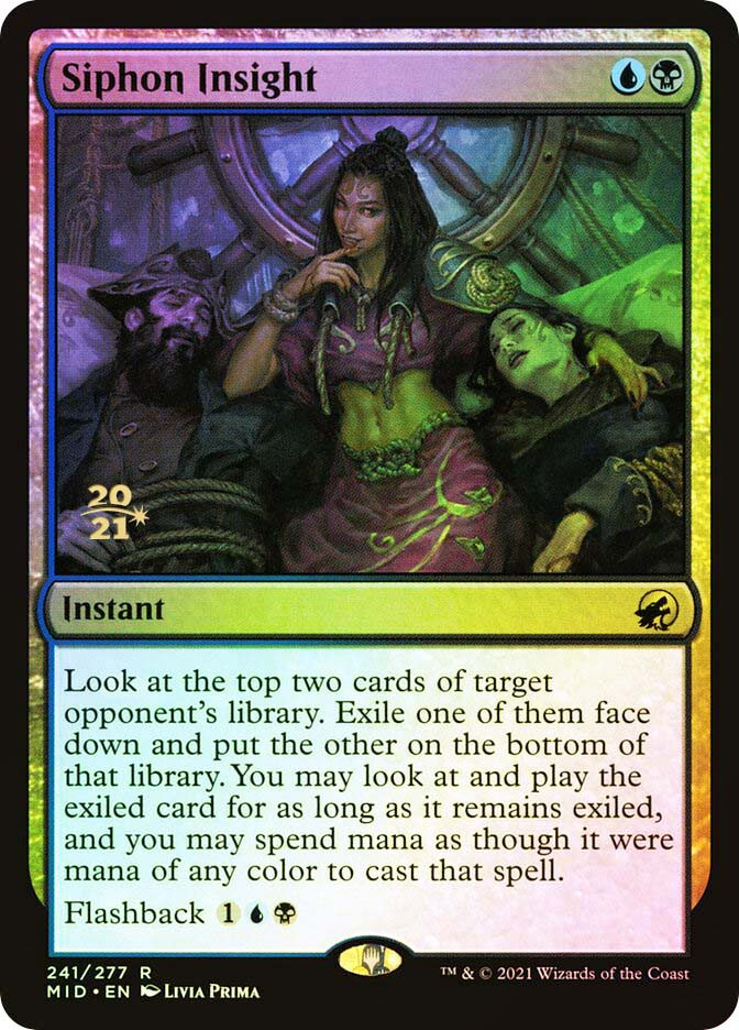 Siphon Insight (Prerelease) (Innistrad: Midnight Hunt) | Promo