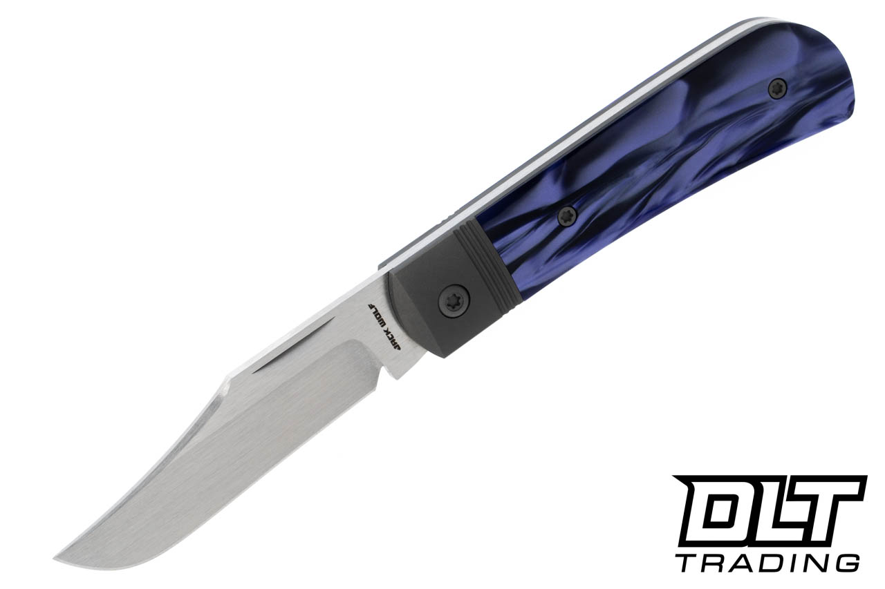 Jack Wolf Benny's Clip - Cosmic Purple Kirinite - Hand Satin Blade