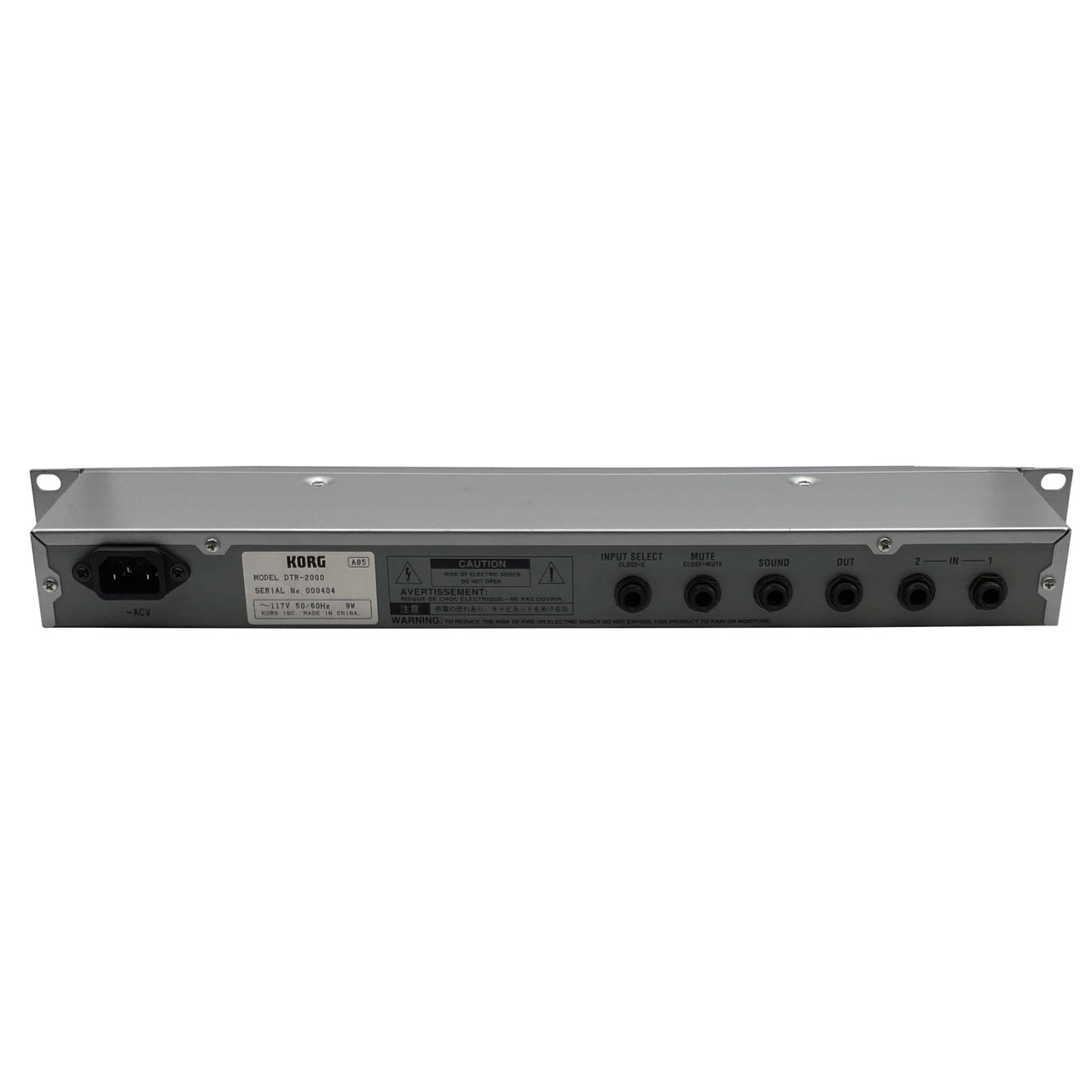 Korg DTR-2000 Rackmount Digital Tuner (Used) | FrontEndAudio.com