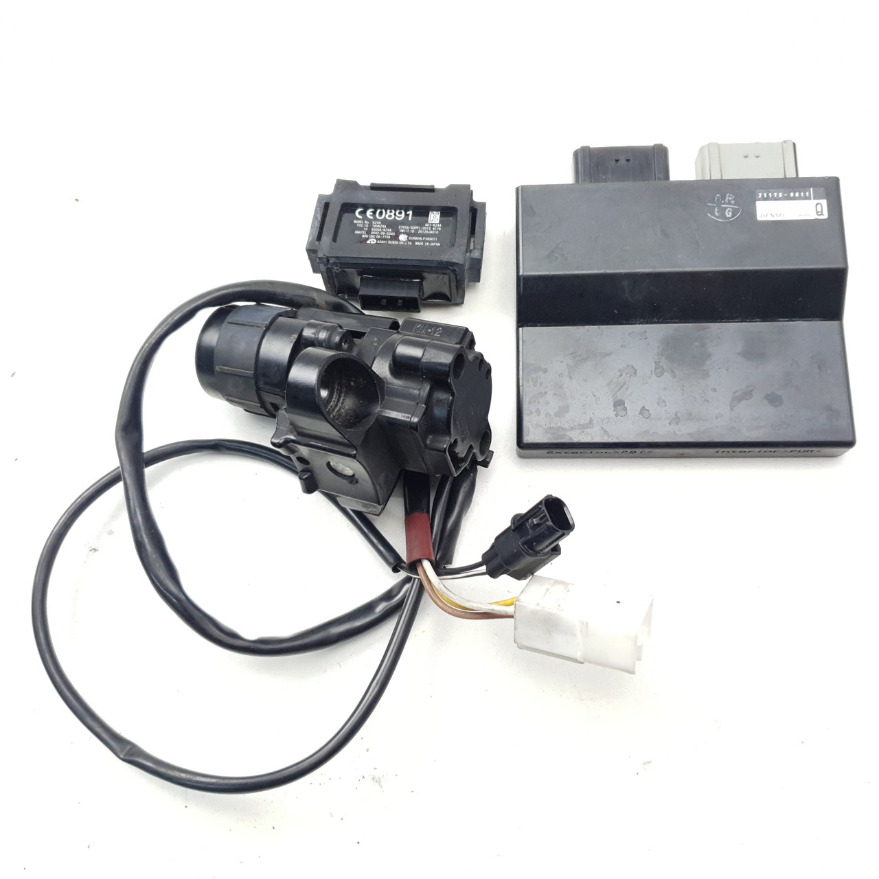 Ignition Lock Key Immobiliser CDI Set Kawasaki Ninja ZX636 ZX6R 13