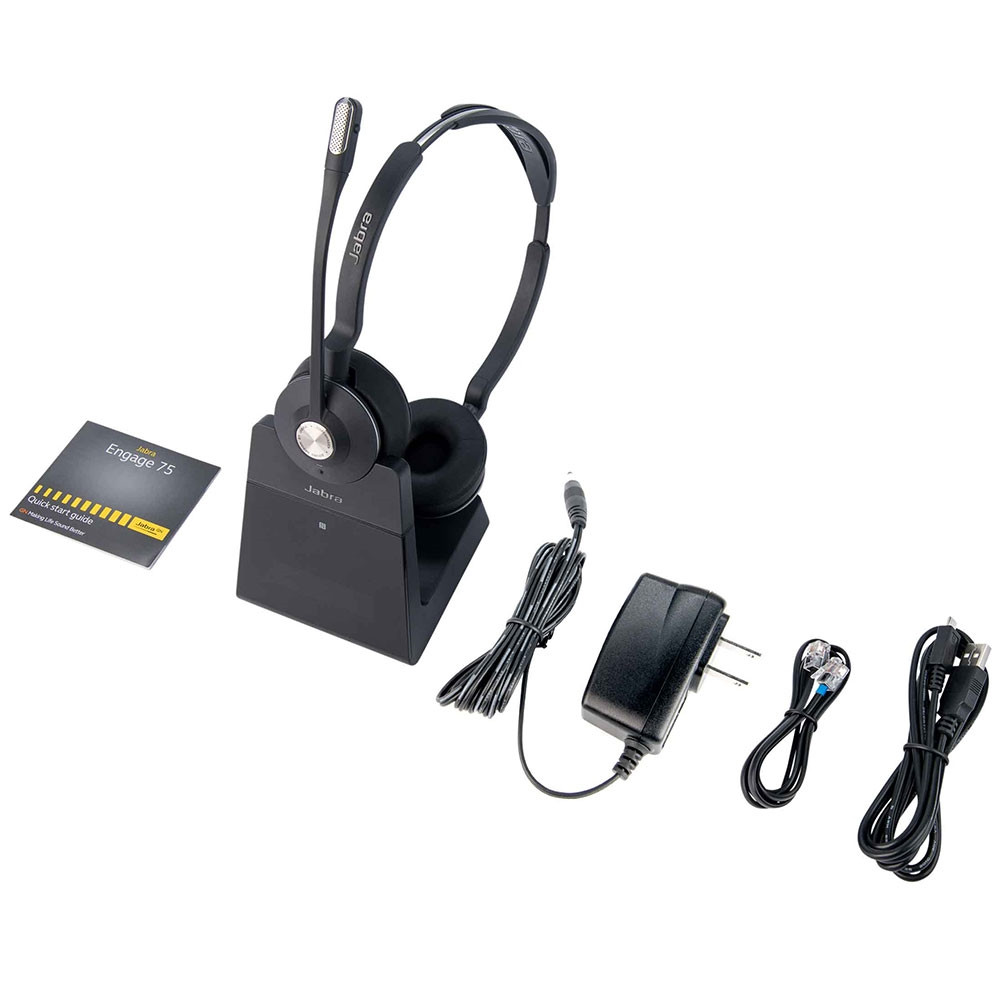 Jabra Engage 75 Stereo DECT/Bluetooth Wireless Headset