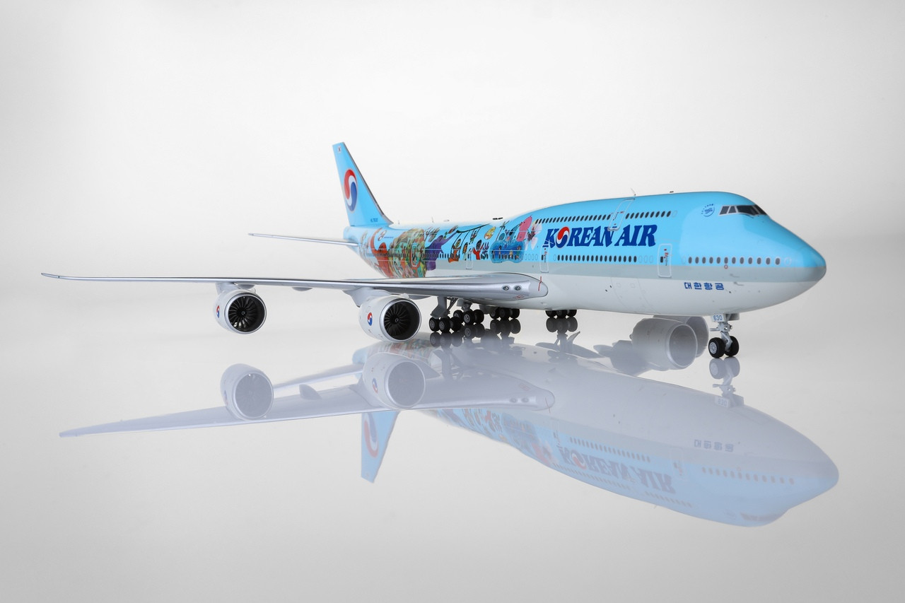 SQ Wings Korean Air Boeing 747-8 HL7630 Childrens Painting L2052
