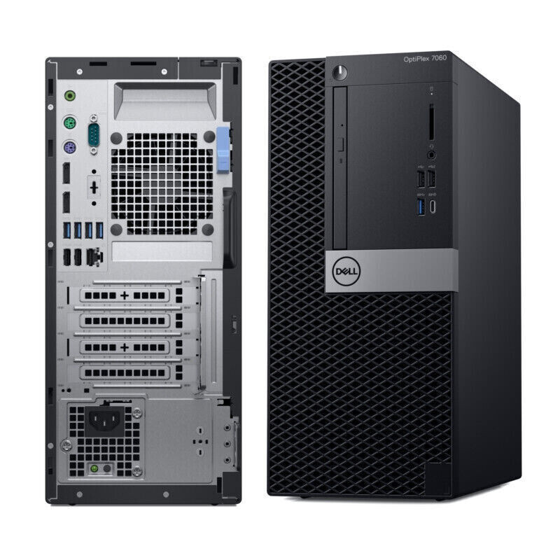 Dell OptiPlex 7060 Tower Desktop Computer Intel Core i7 8th