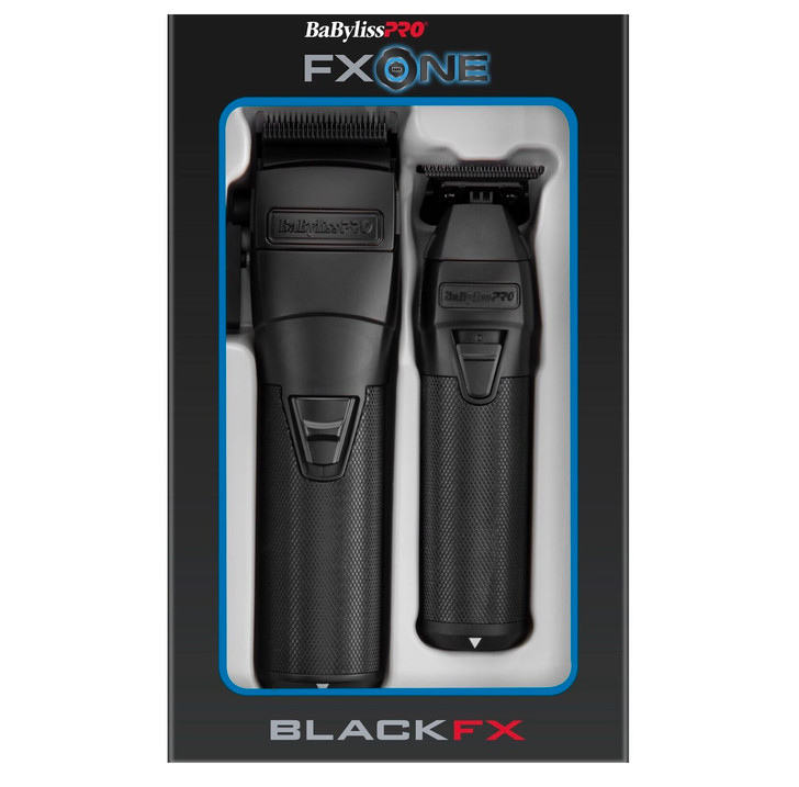 BaBylissPRO FXONE Matte Black Trimmer & Clipper PrePack
