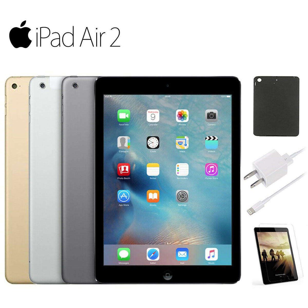 Apple® iPad Air 2, 9.7-Inch, 16GB-128GB (Wi-Fi or 4G Unlocked