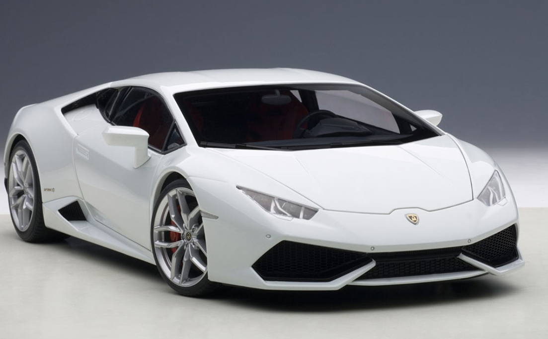 1/18 AUTOart LAMBORGHINI HURACAN LP610-4 (BIANCO ICARUS METALLIC