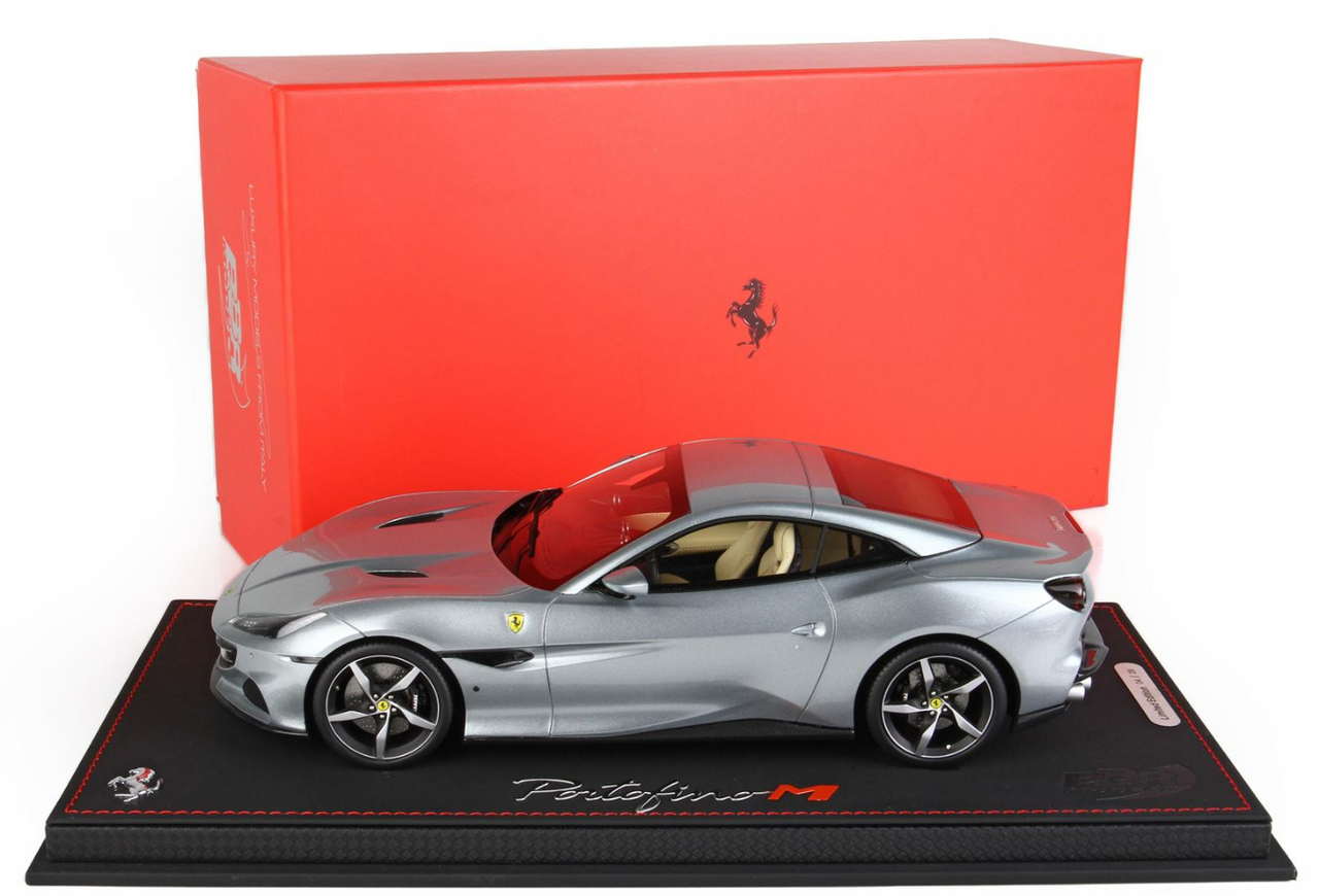 1/18 BBR Ferrari Portofino M Spider (Titan Grey Closed Roof) Resin