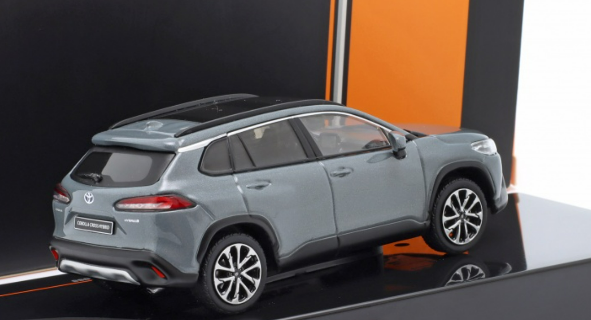 1/43 Ixo 2022 Toyota Corolla Cross (Grey) Car Model - LIVECARMODEL.com