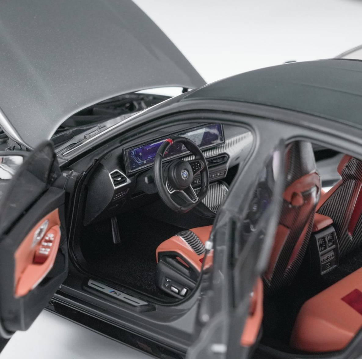 1/18 Minichamps 2024 BMW M3 G80 (Grey Metallic) Diecast Car Model