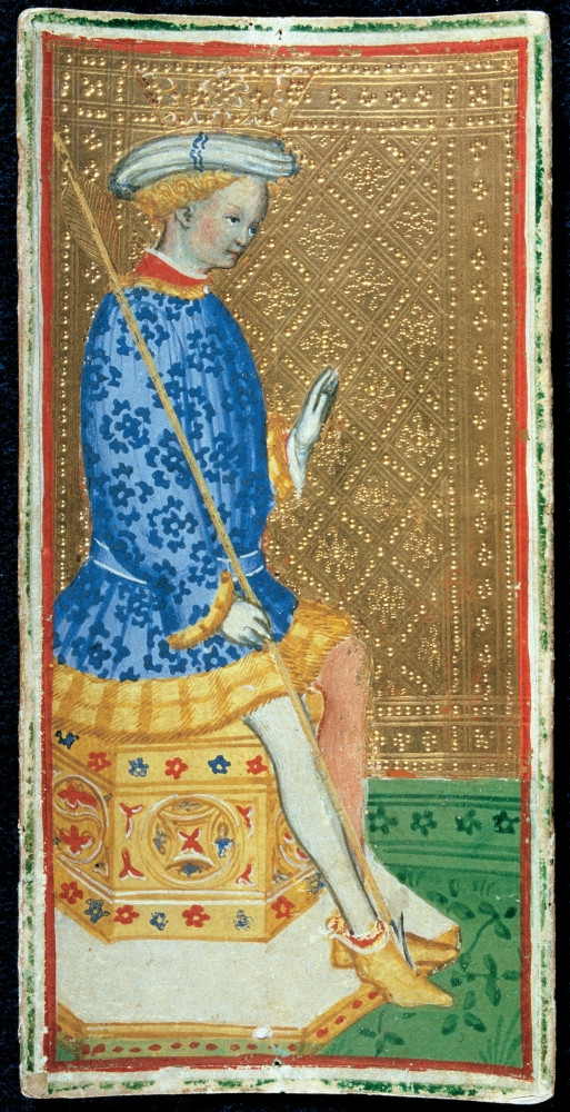 Bembo Bonifacio The Page Of Spades Tarot Cards 1420 - 1477 15Th