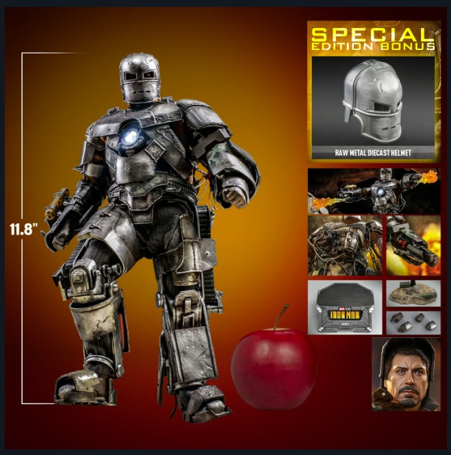 Hottoys ホットトイズ アイアンマン・マーク1 Hot Toys 1/6 Iron Man