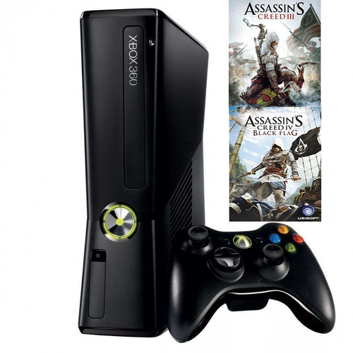 PREMIUM Refurbished Microsoft Xbox 360 System 250GB Matte Black