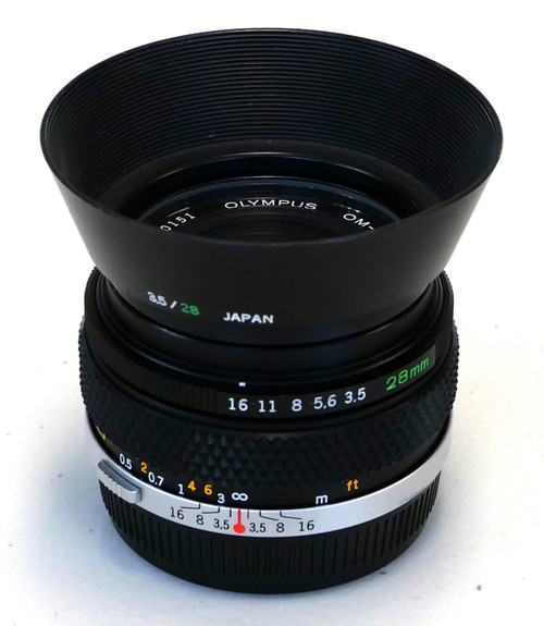 Olympus G.Zuiko 28mm F3.5 Auto-W Lens (Used) - Camera Lane