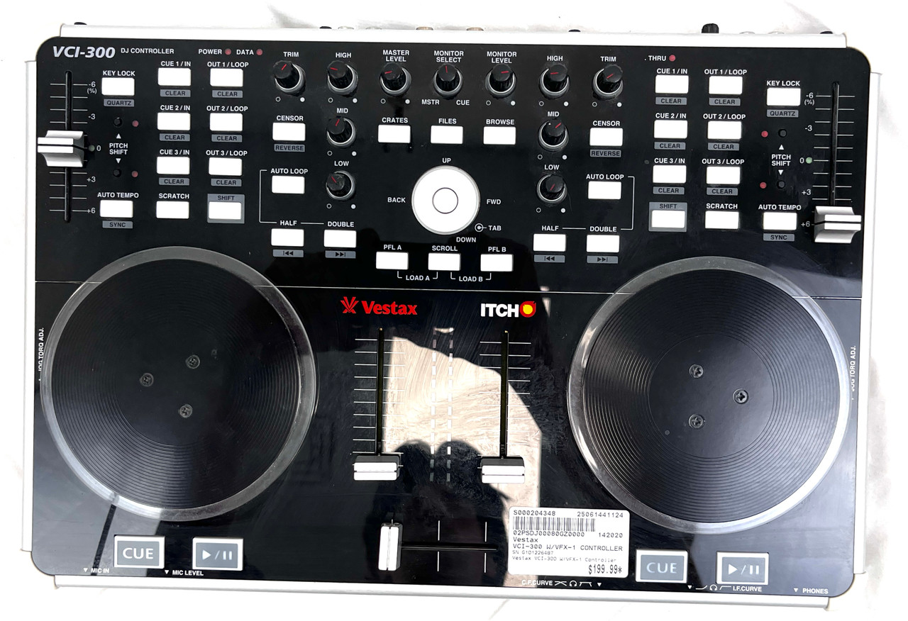 Used Vestax VCI-300 W/VFX-1 CONTROLLER Turntable