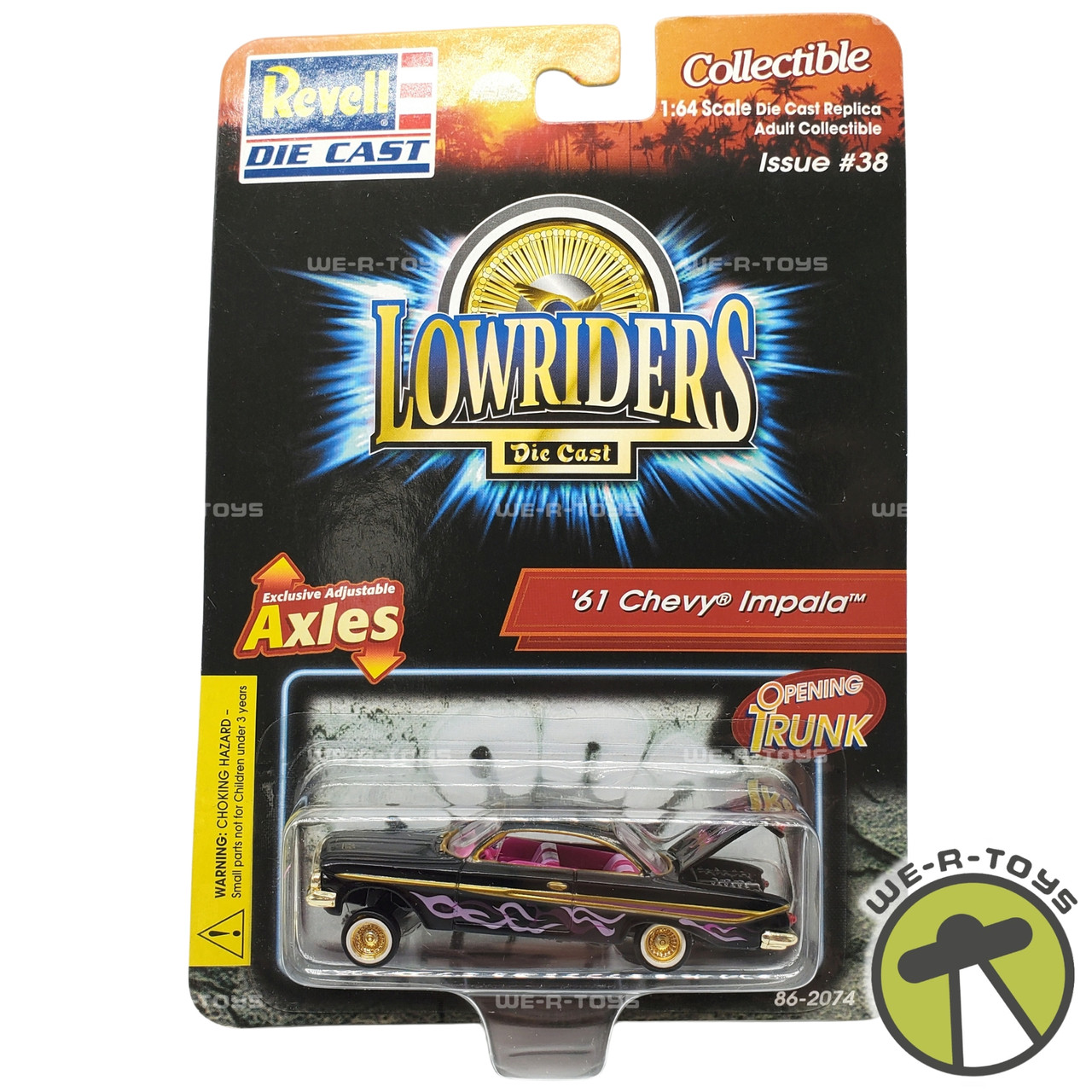 Revell Lowriders Issue 38 Black '61 Chevy Impala Die-Cast Car NEW